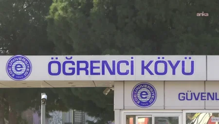 Ege Üniversitesi Öğrenci Köyü’nde depremzede öğrencilerin giriş kartlarına bloke konuldu