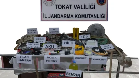Tokat’ta Kaçak Kazı Operasyonu: 3 Gözaltı
