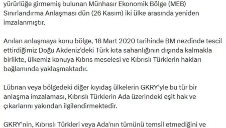 Türkiye’den GKRY Uyarısı