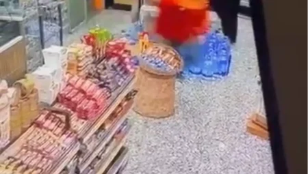 Akaryakıt İstasyonunda Saldırı: Güvenlik Kamerasında