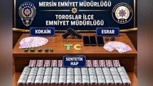 Mersin’de uyuşturucu operasyonu: 4 tutuklama