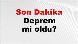 Son dakika İzmir’de deprem mi oldu? Az önce deprem İzmir’de nerede oldu? İzmir deprem Kandilli ve AFAD son depremler listesi 02 Ekim 2026